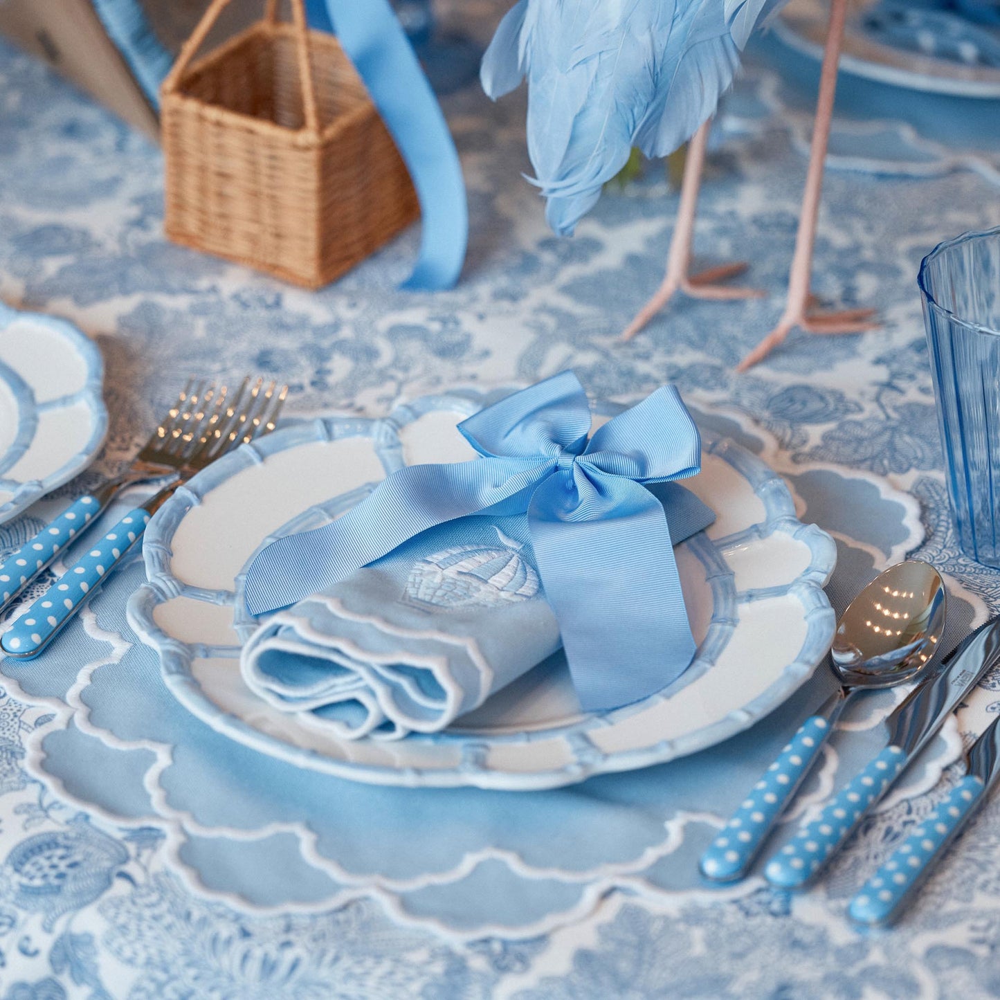 Tovagliette Nikki Blue (set da 4)
