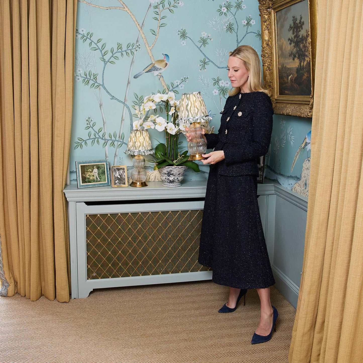 Lampada ricaricabile in vetro Bardot