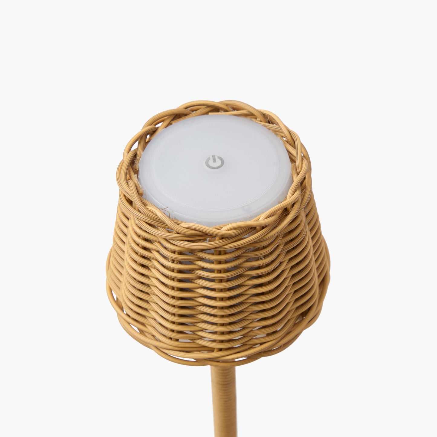 Lampada ricaricabile sottile in rattan