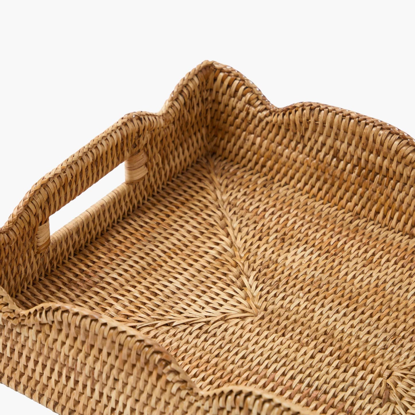 Vassoio in rattan naturale medio