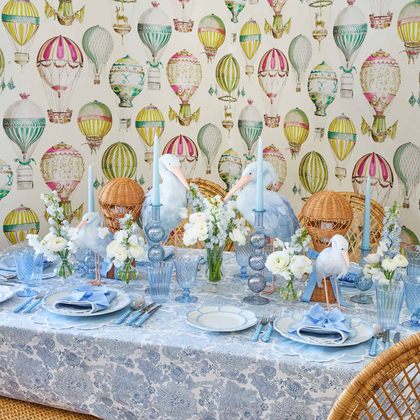 Tovaglia blu Angelique