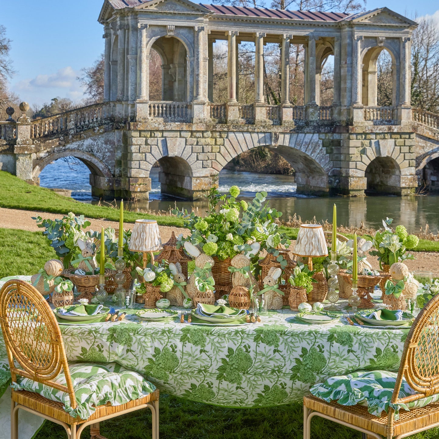 Set di candele Camille Olive (verde mela)