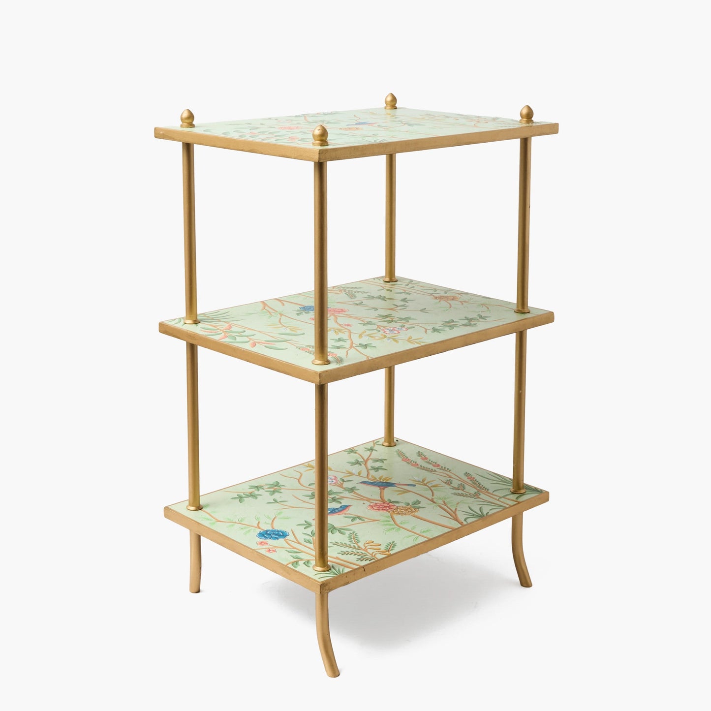 Tavolino laterale Chinoiserie Tole