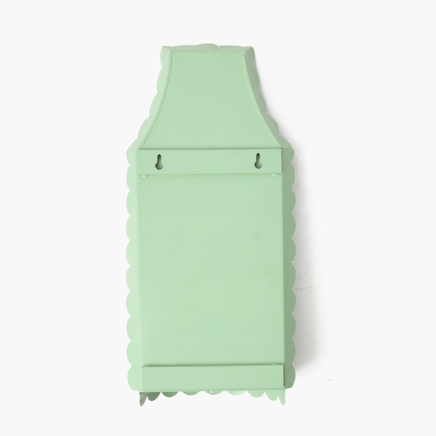 Applique per candela in stile cinese verde Tole