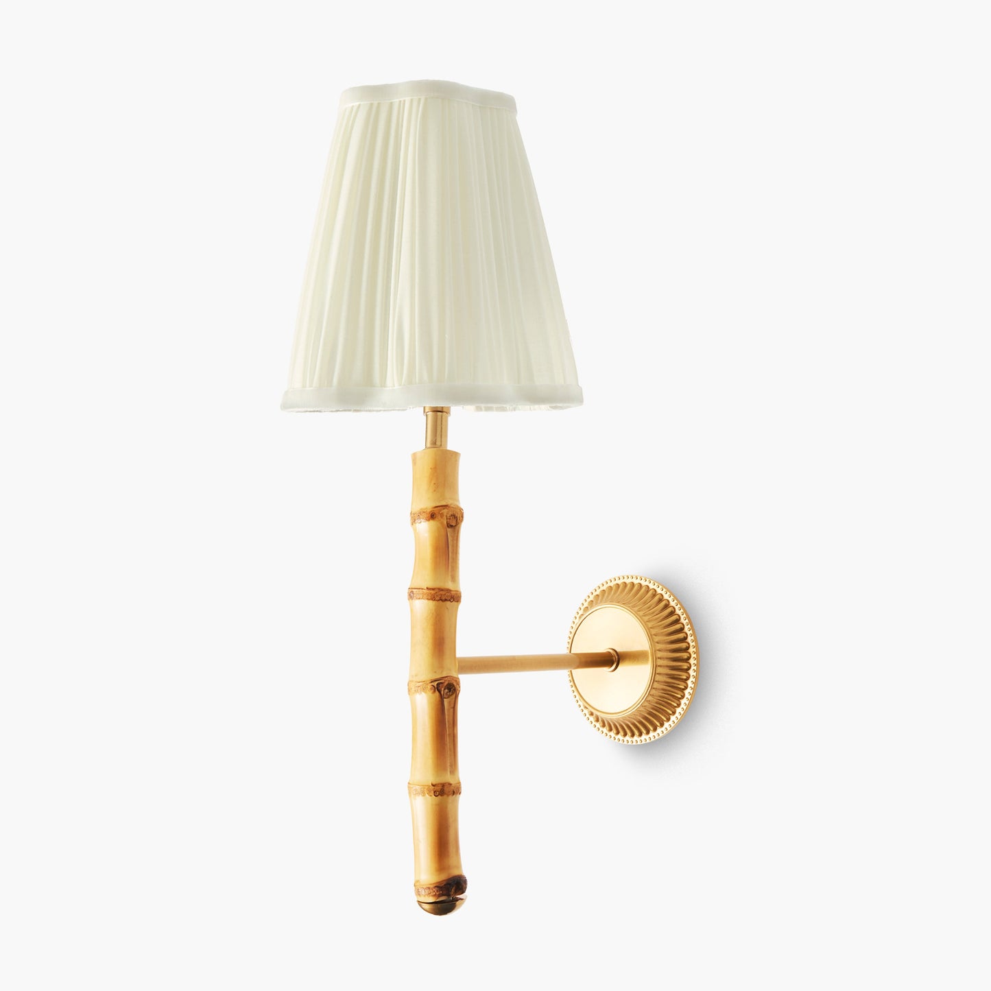 Lampada da parete ricaricabile in bambù