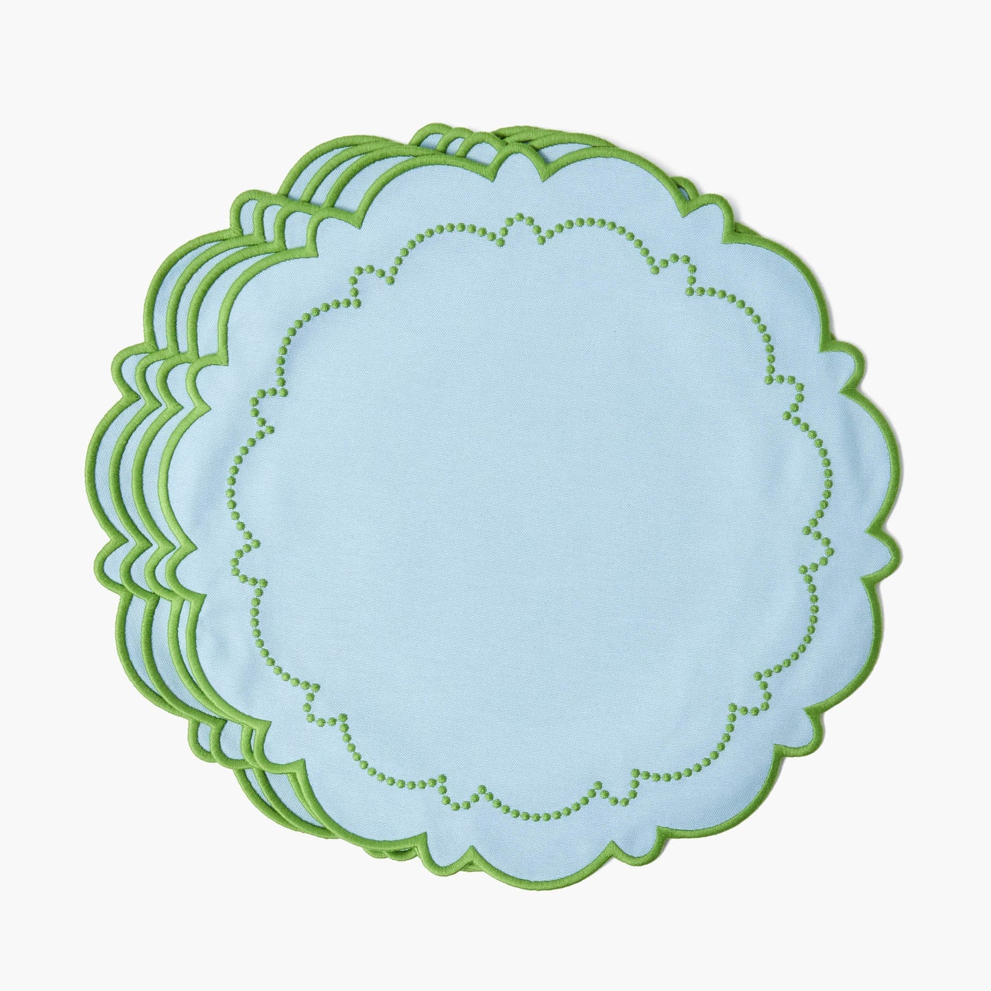 Tovagliette Mariana blu e verdi (set da 4)