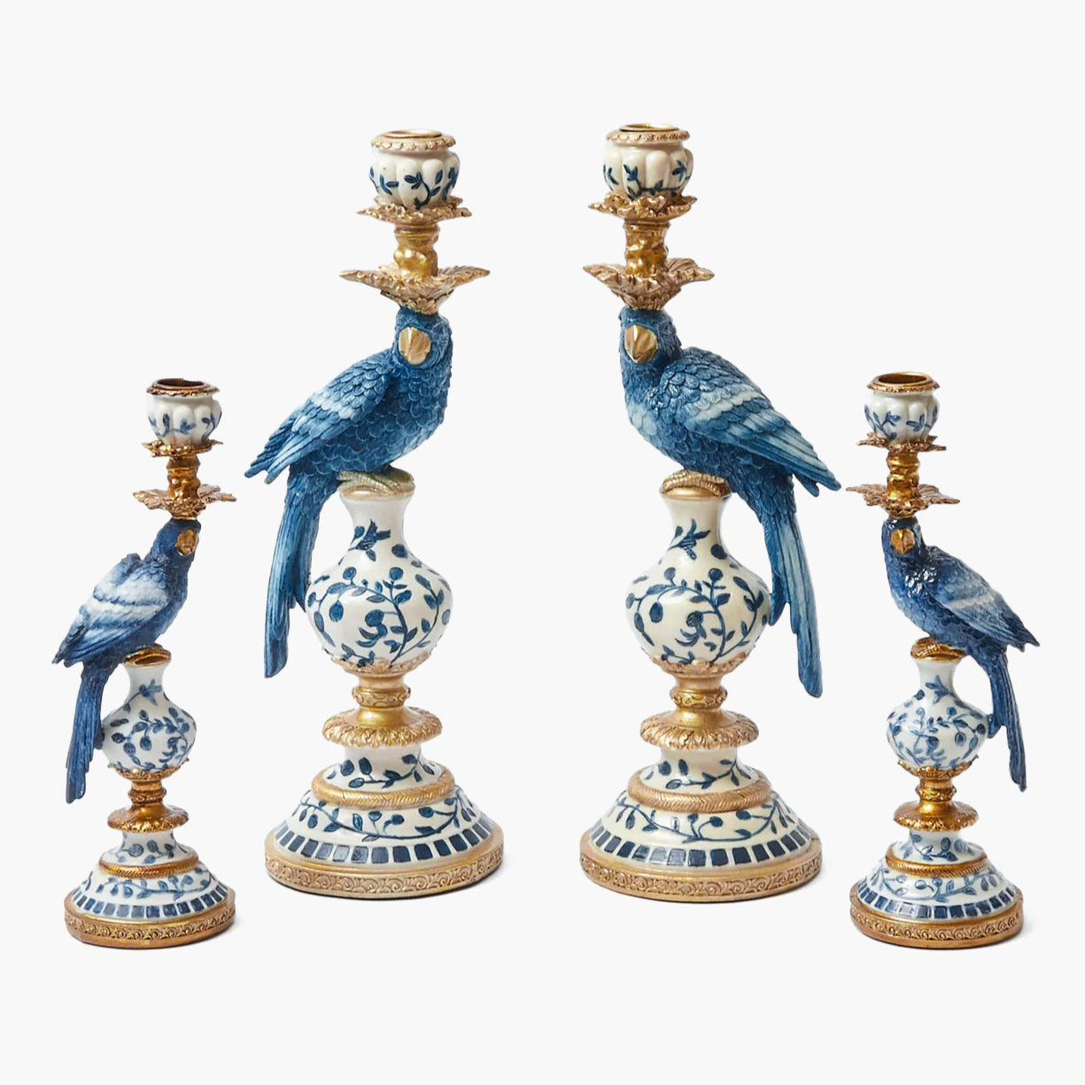 Set di candele Blue Parrot (blu polvere)