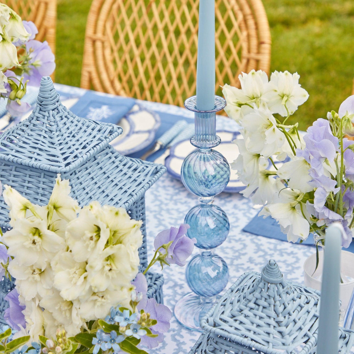 Set di candele Camille Azure (blu)