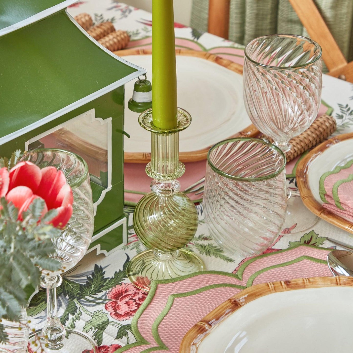 Set di candele Camille Olive (verde mela)