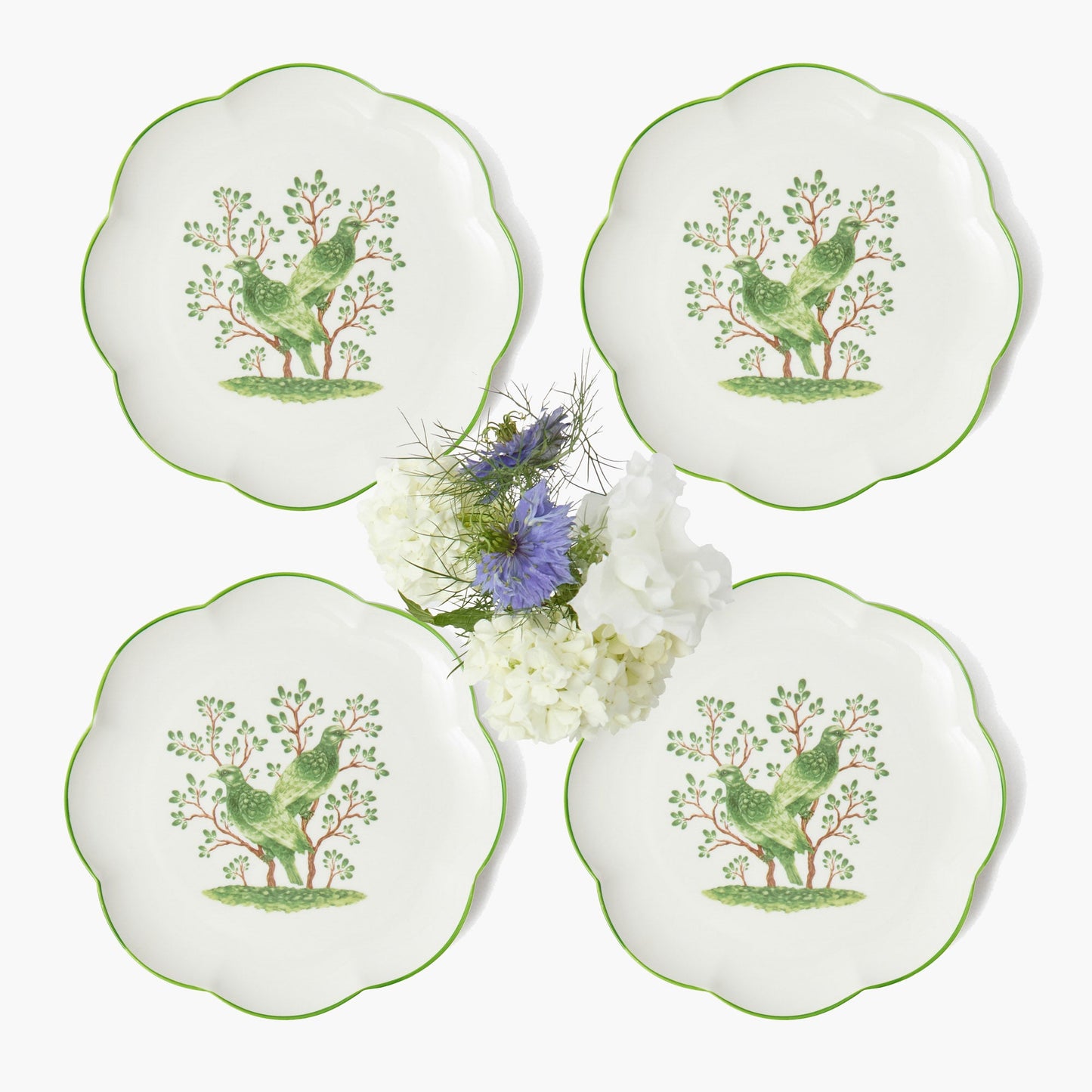 Piatti iniziali Singing Bird (set da 4)