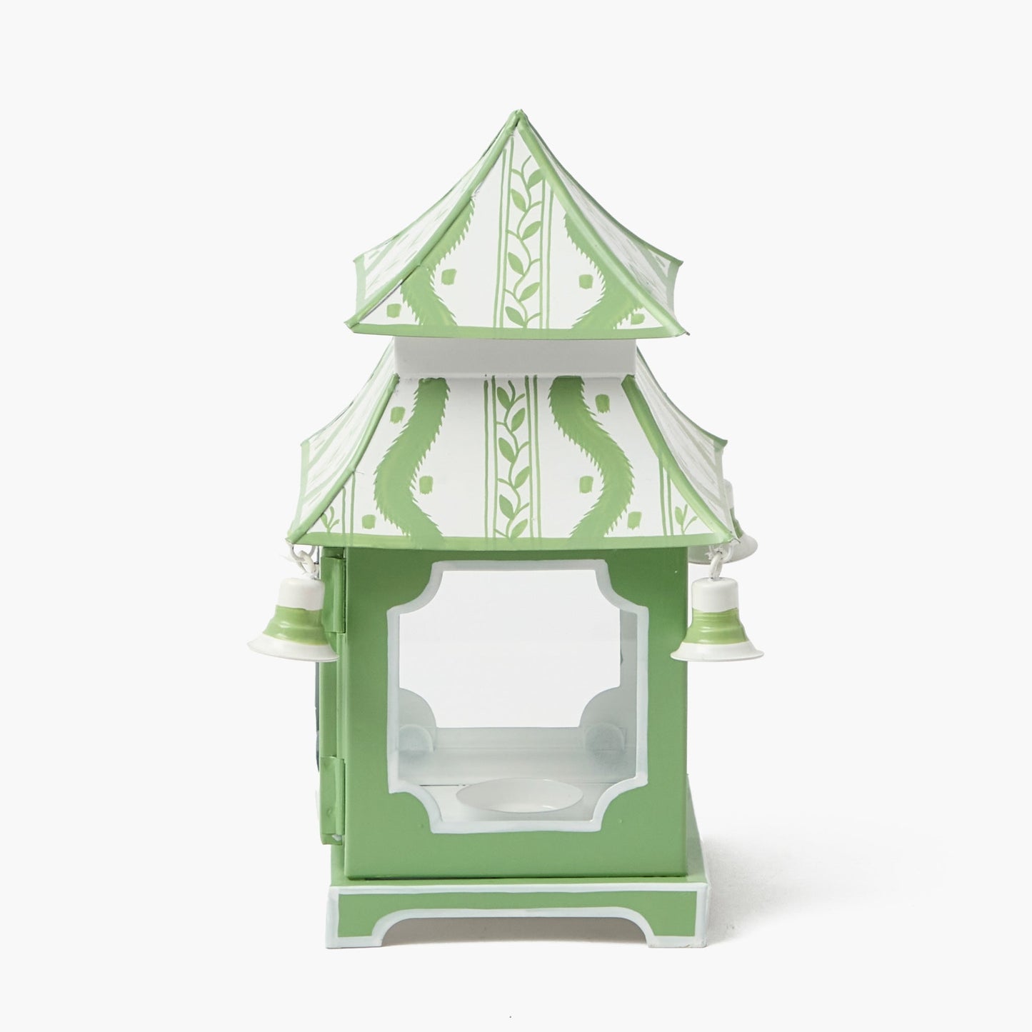Lanterna Pagoda Ikat Verde