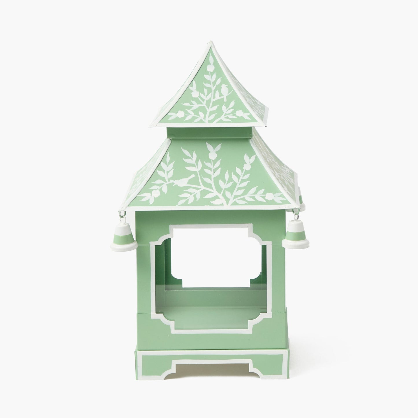 Lanterna pagoda in stile cinese verde tenue