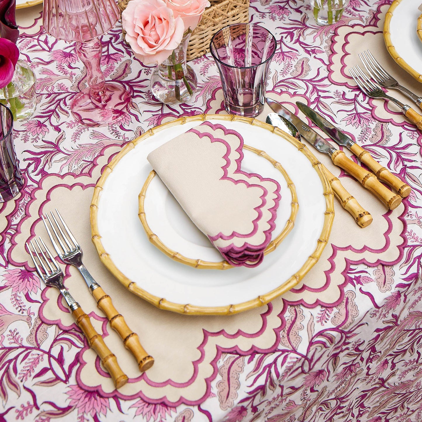Bicchieri Positano viola (set da 4)