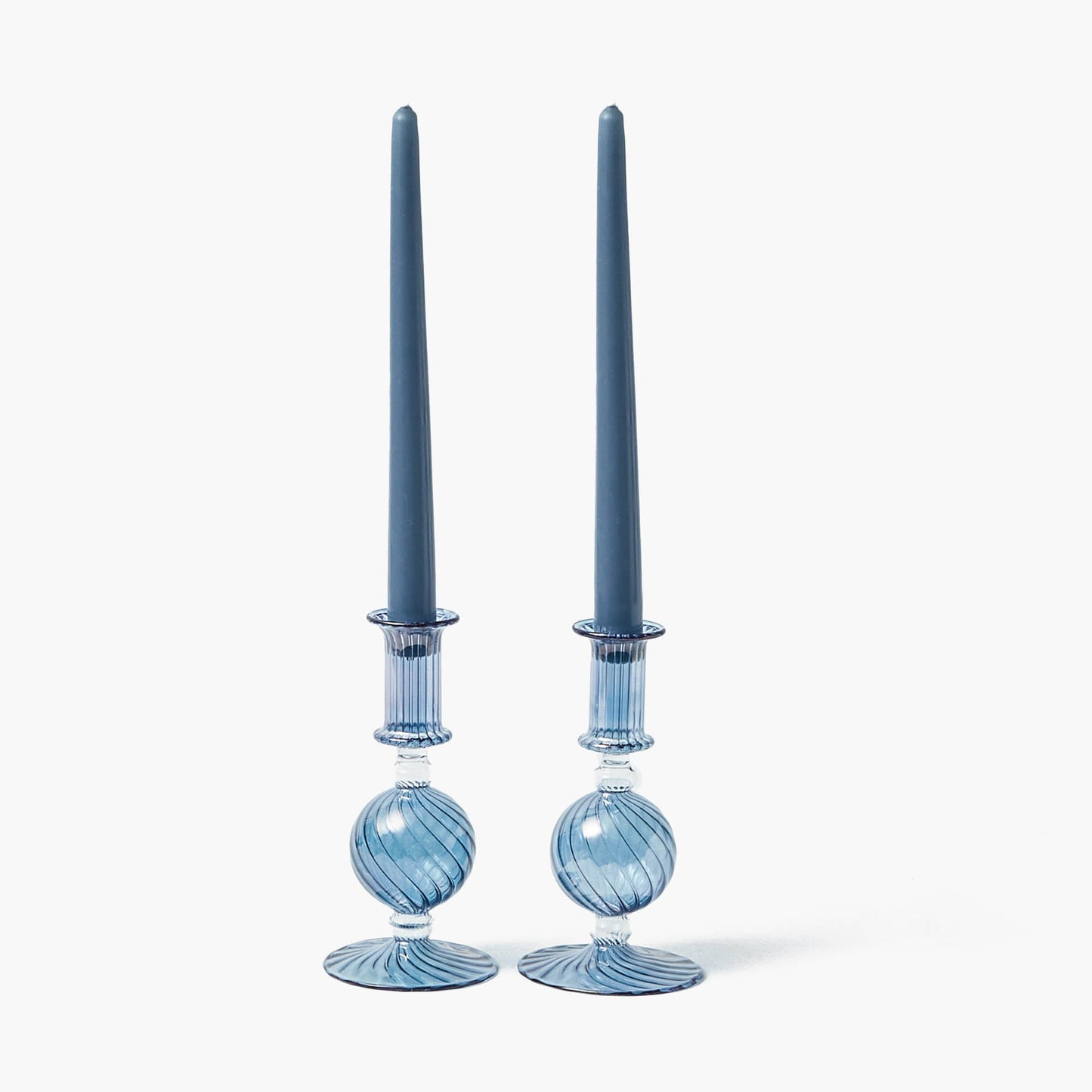 Set di candele Camille Azure (blu polvere)