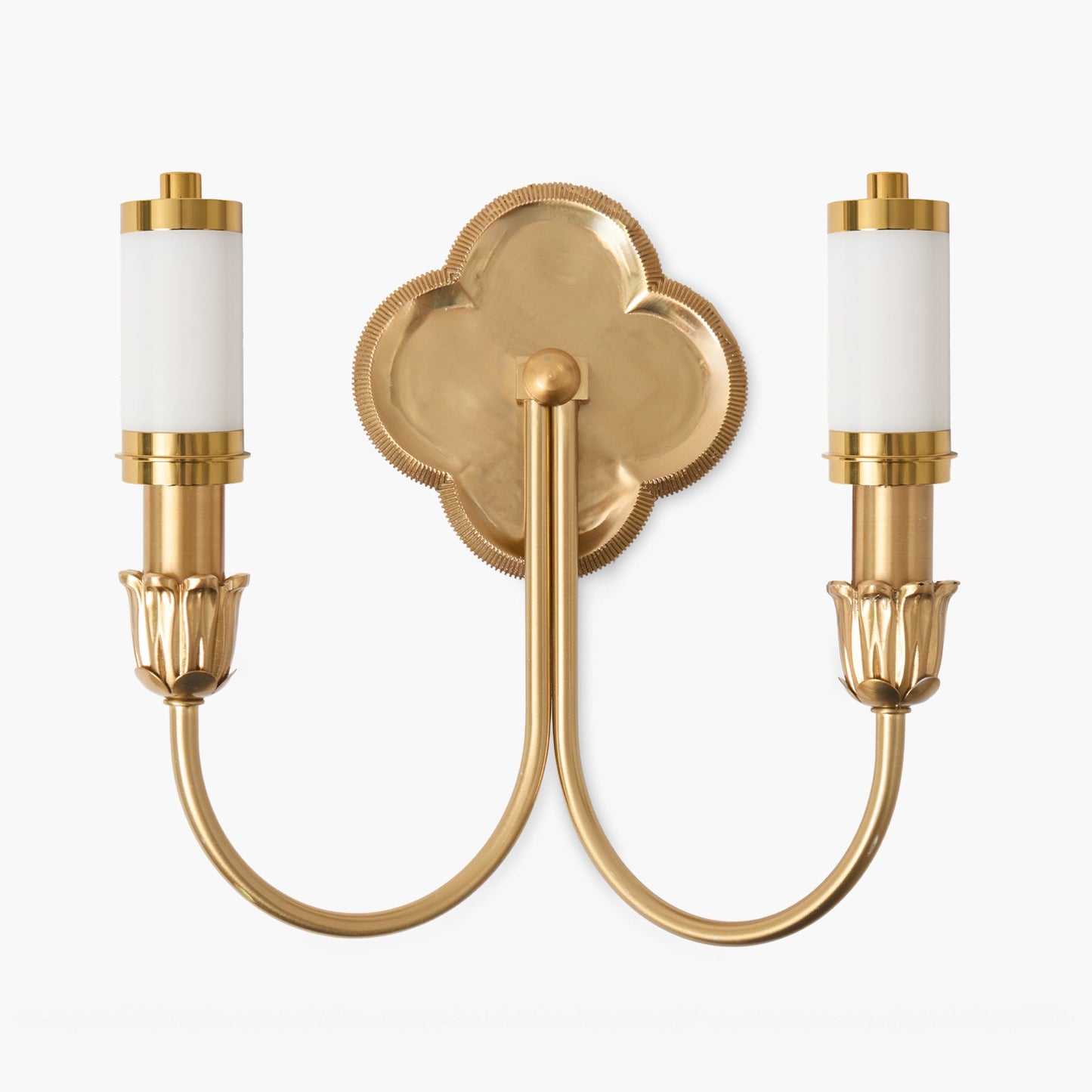 Lampada da parete doppia ricaricabile Quatrefoil
