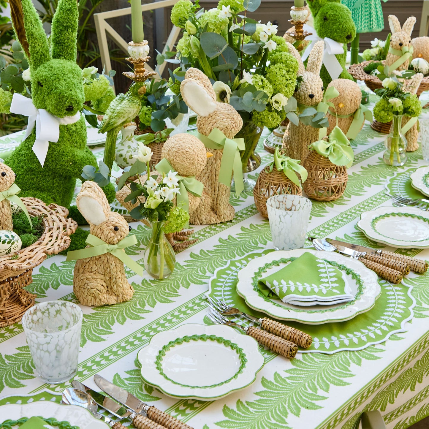 Piatti di benvenuto Green Laurel (set da 4)