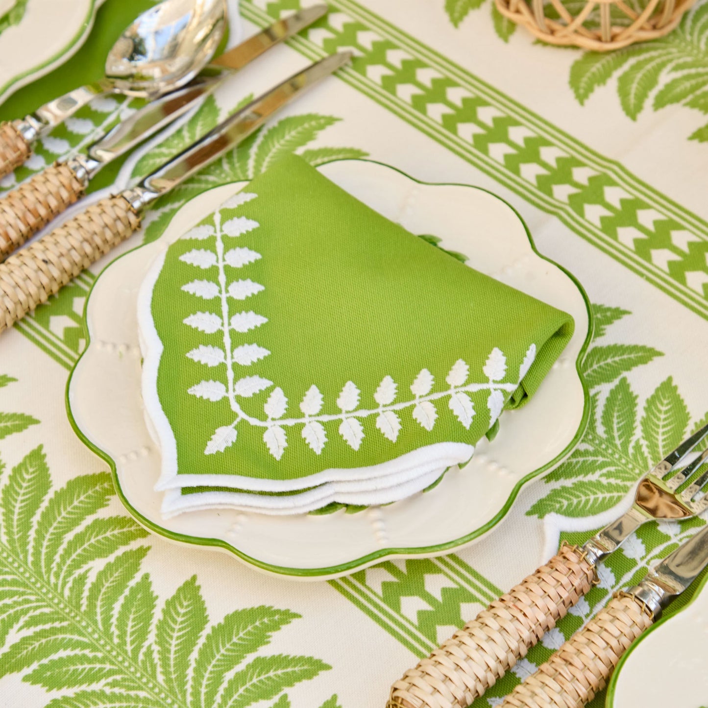 Tovaglioli Green Laurel (set da 4)