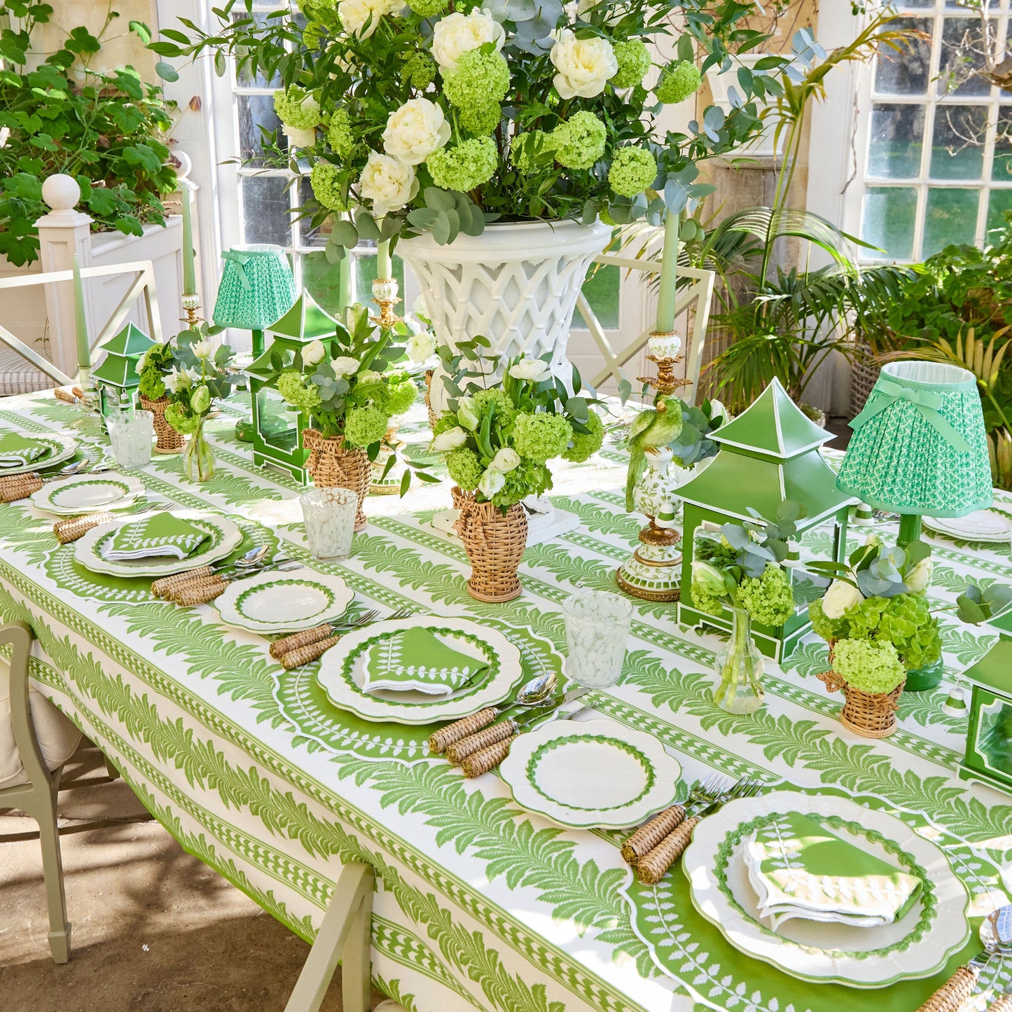 Piatti di benvenuto Green Laurel (set da 4)