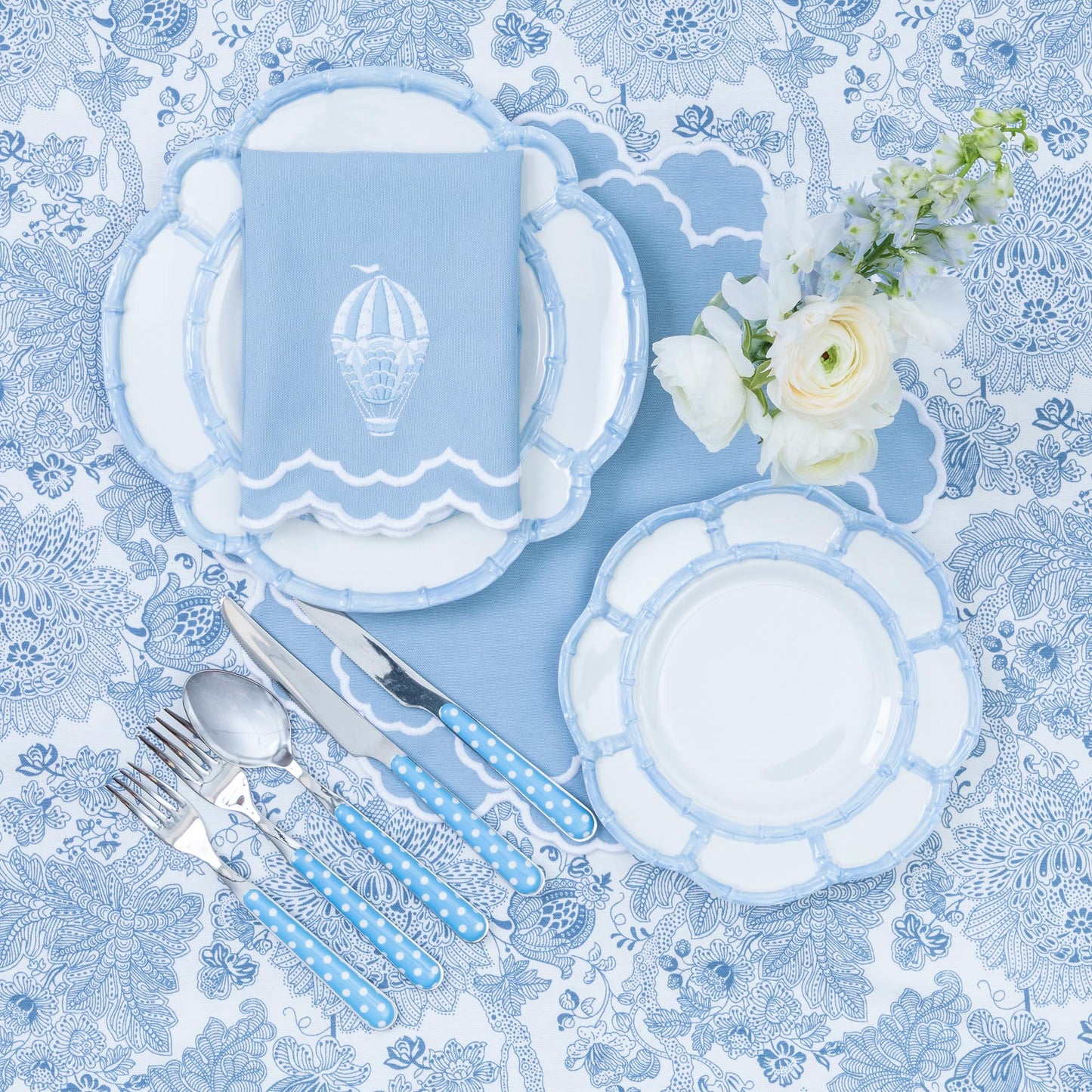 Tovaglia blu Angelique