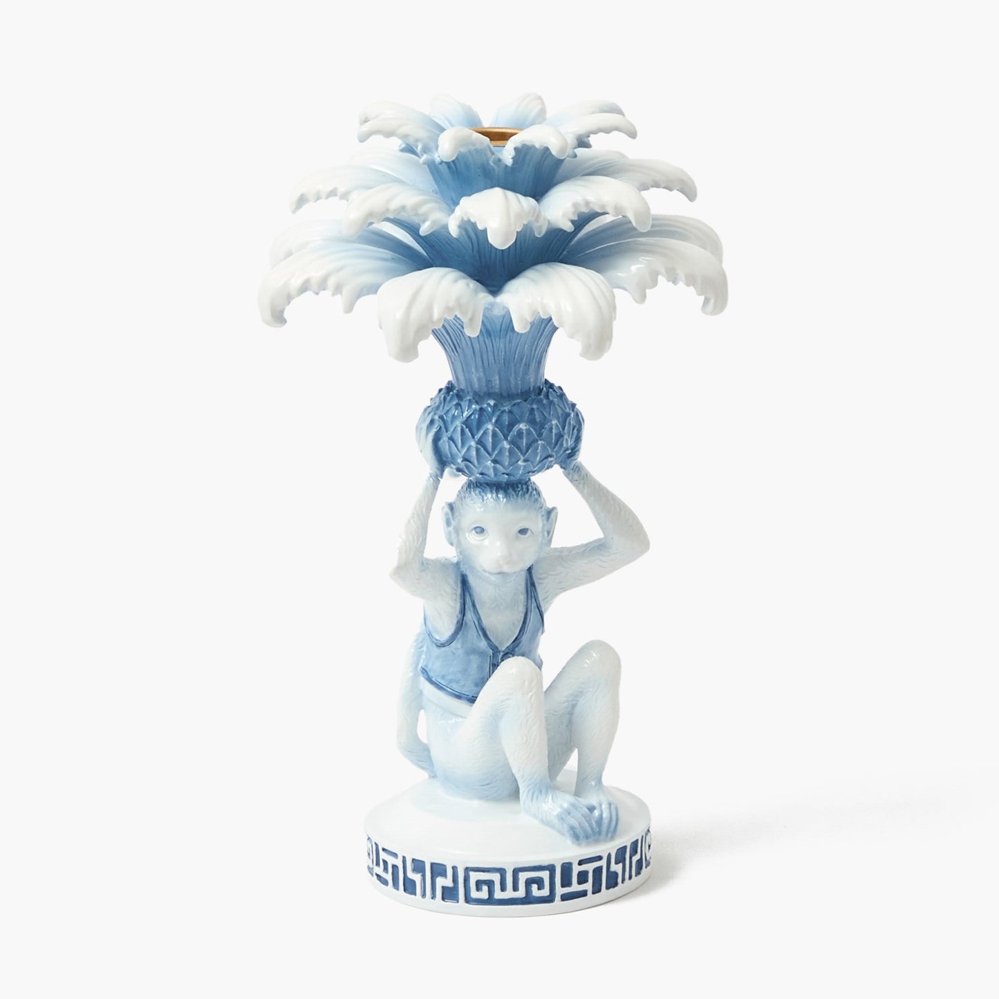Portacandele Blue Monkey (coppia)