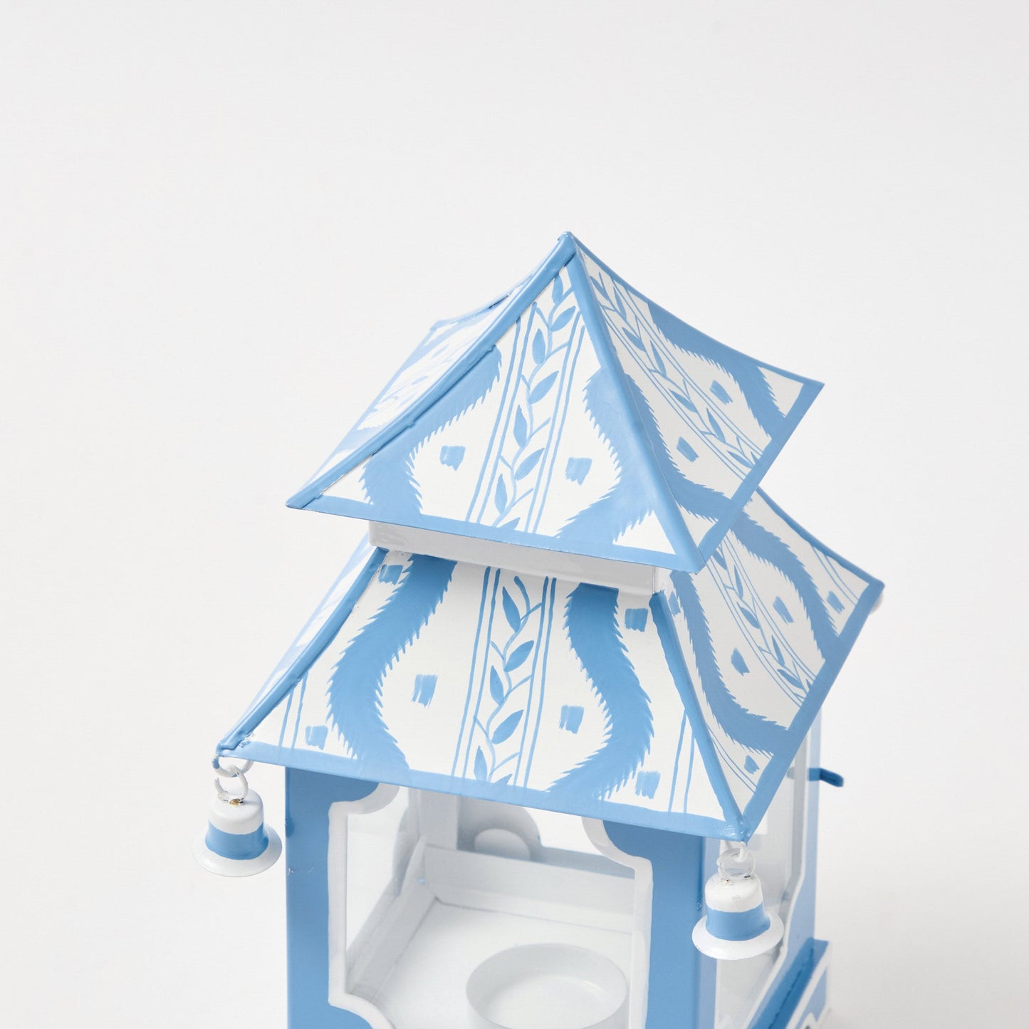 Lanterna Pagoda Ikat Blu