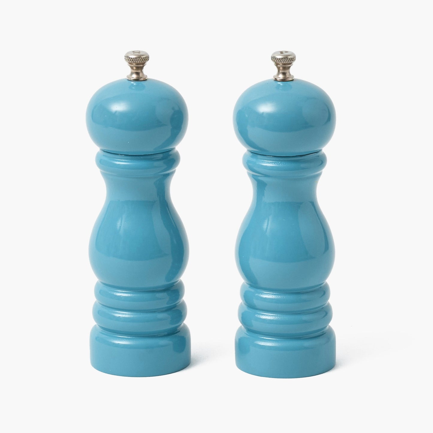 Set sale e pepe laccato blu