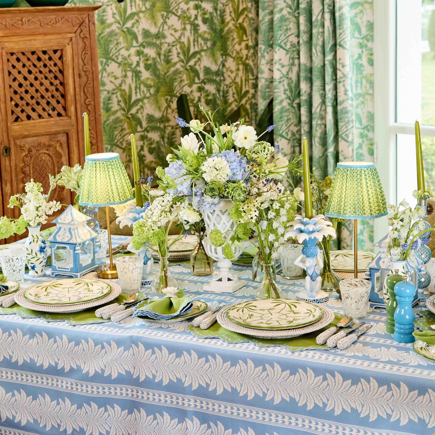 Set di candele Camille Azure (blu)