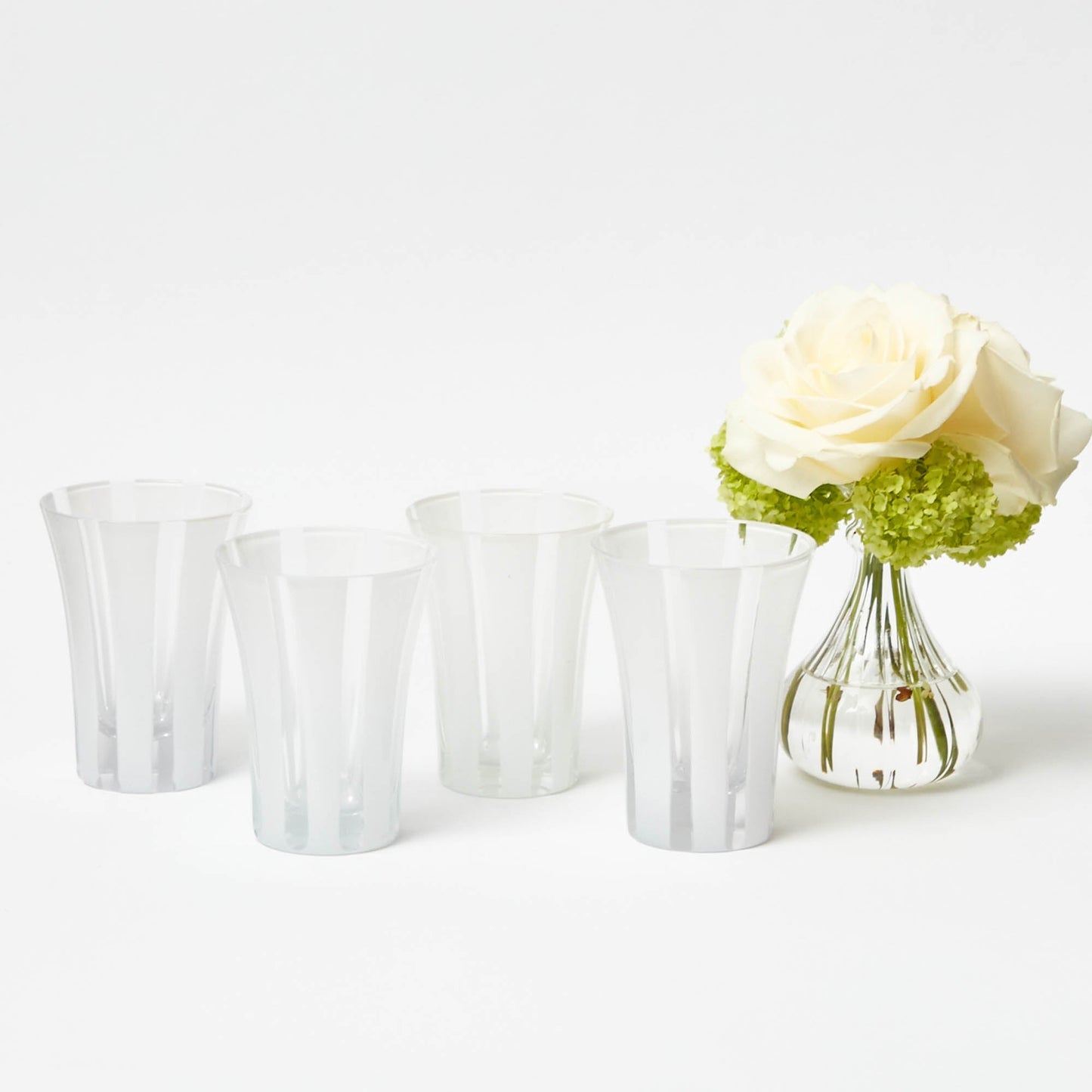 Bicchieri Positano bianchi (set da 4)