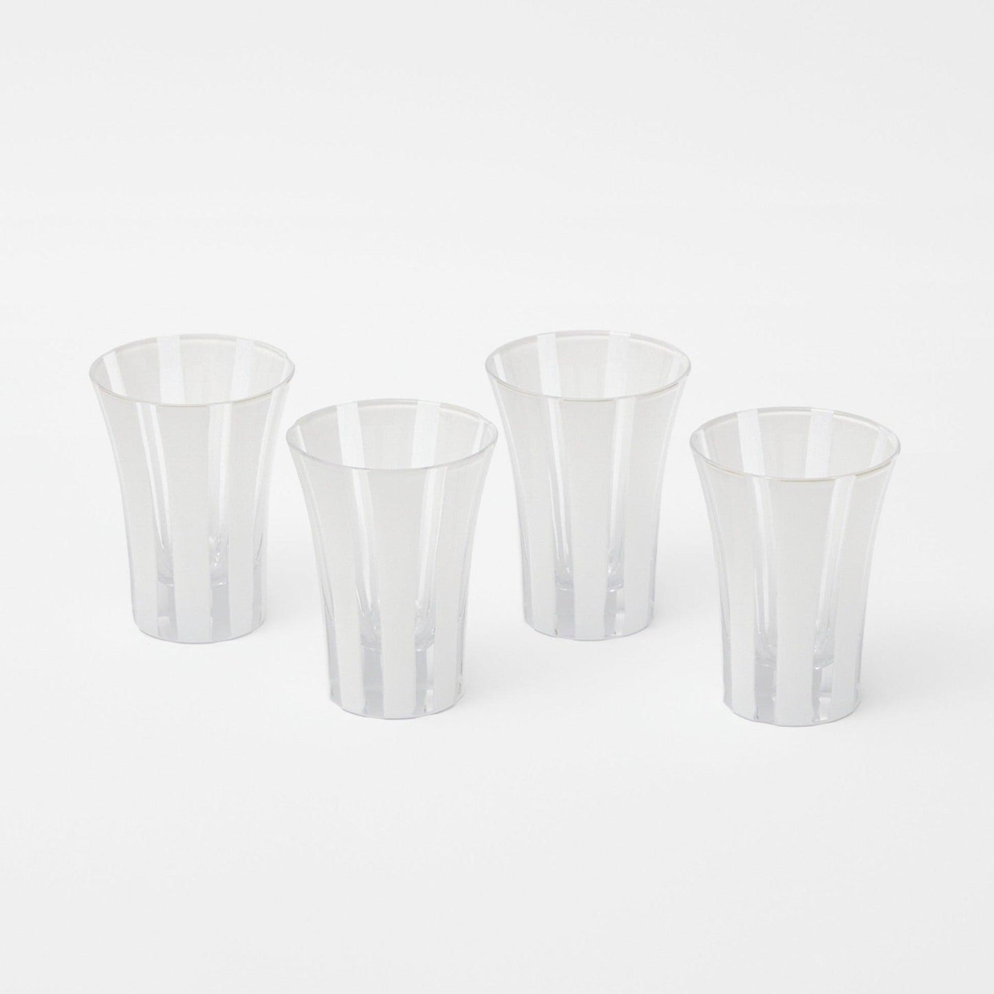 Bicchieri Positano bianchi (set da 4)