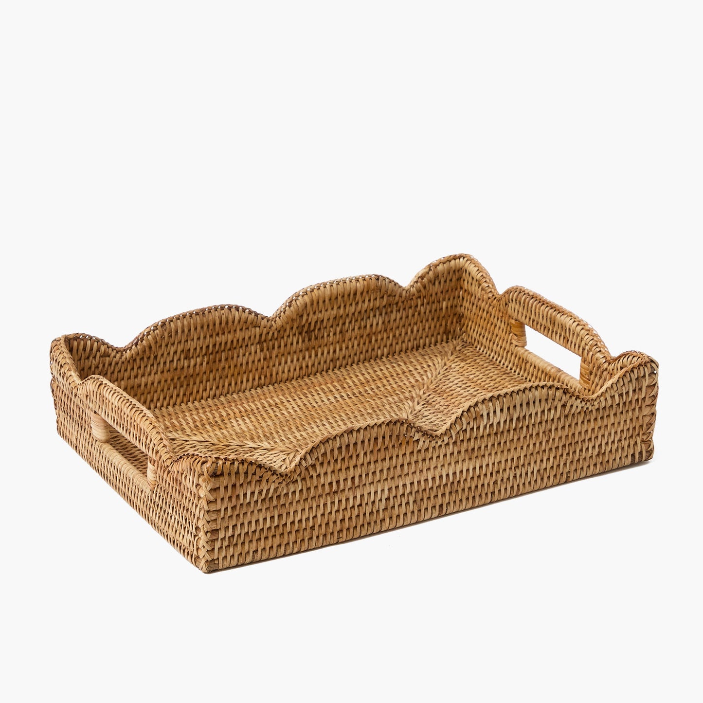 Vassoio in rattan naturale medio