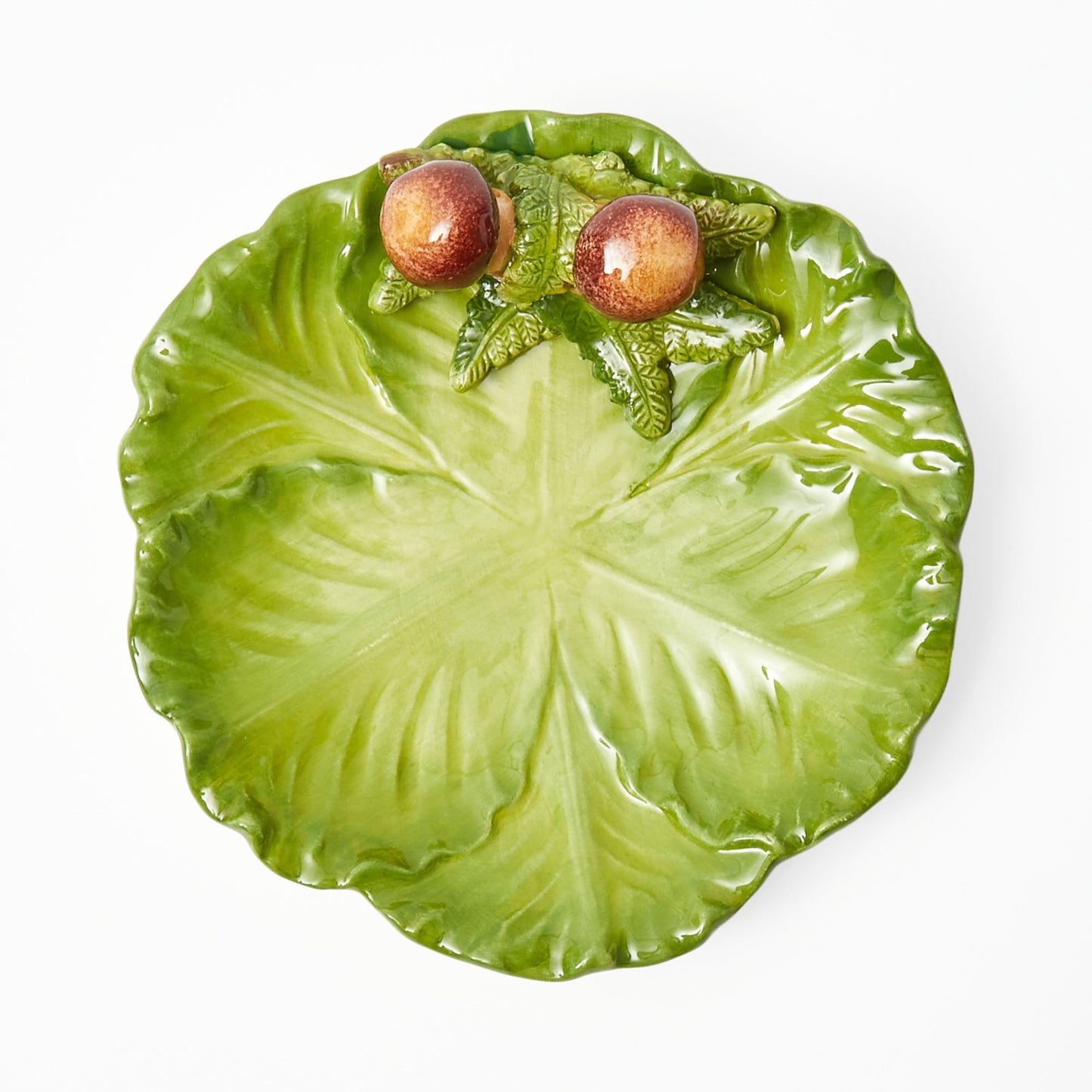 Piatto di cavolo cappuccio ai funghi porcini