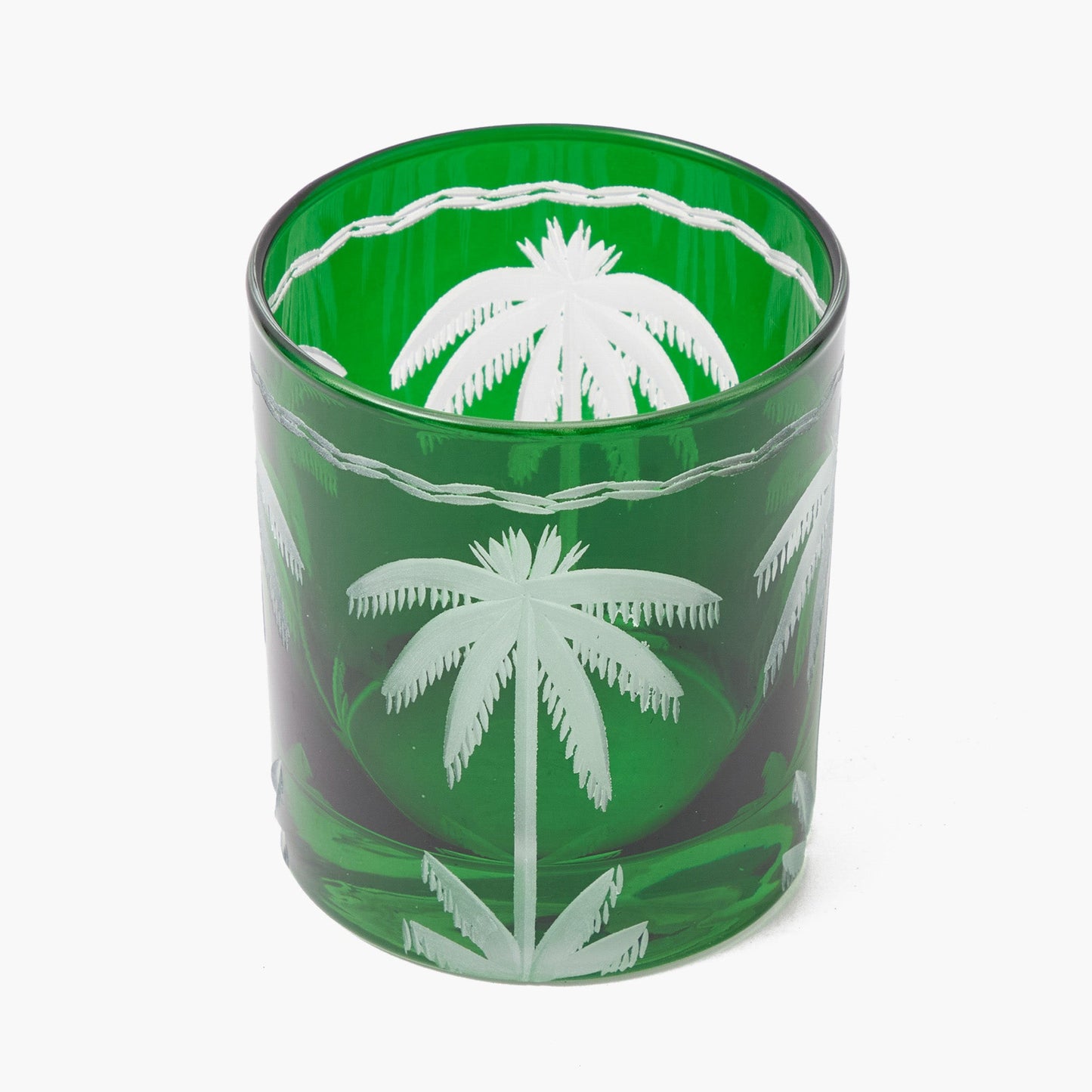 Bicchieri Emerald Palm Tree (set da 4)