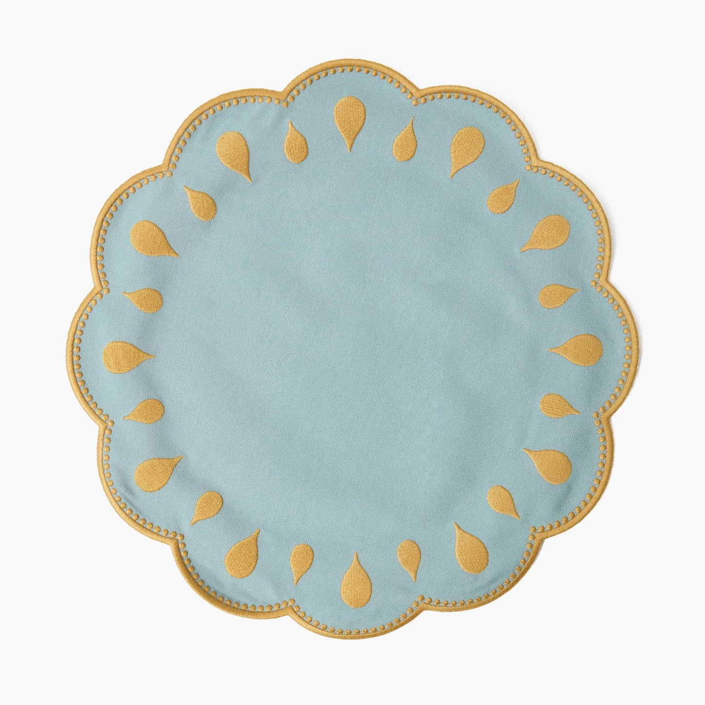 Tovagliette Bettina Blue & Caramel (set da 4)