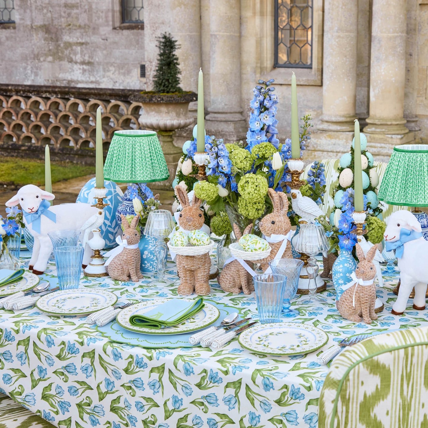 Piatti Josephine Green & Blue (set da 4)