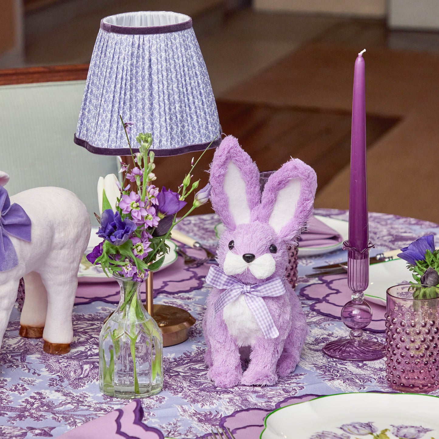 Candele viola (set da 8)