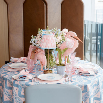 Tovaglia Ikat rosa e blu
