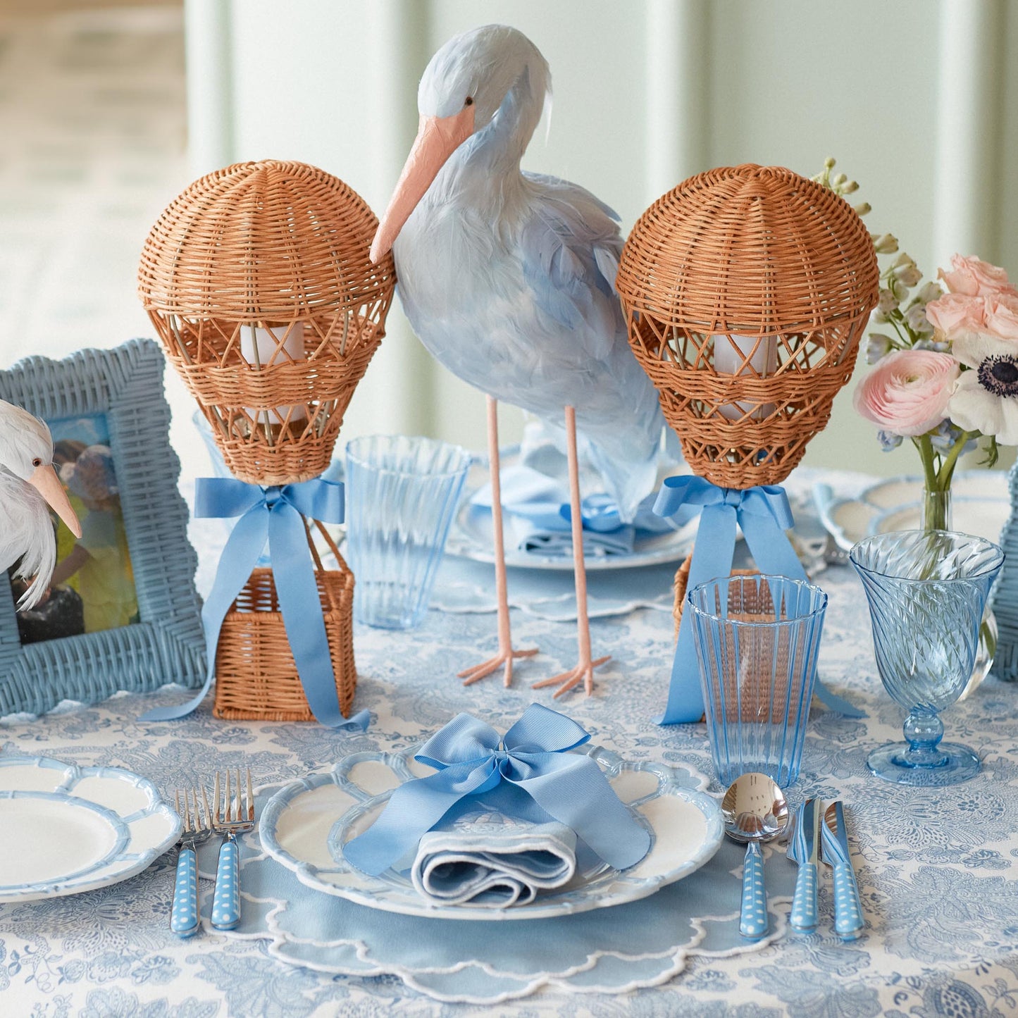 Tovaglia blu Angelique