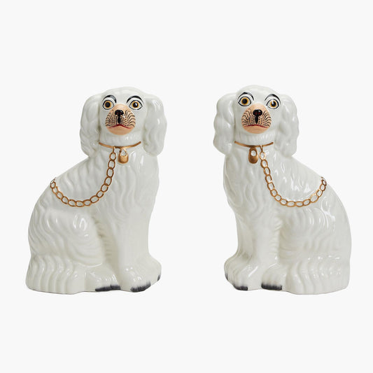 Cani Staffordshire bianchi (coppia)