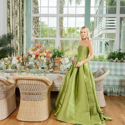 Piatto piano marmorizzato Julia Green