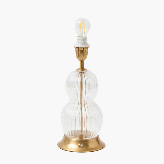 Lampada ricaricabile in vetro Bardot