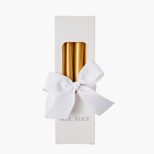 Candele color oro intenso (set da 8)