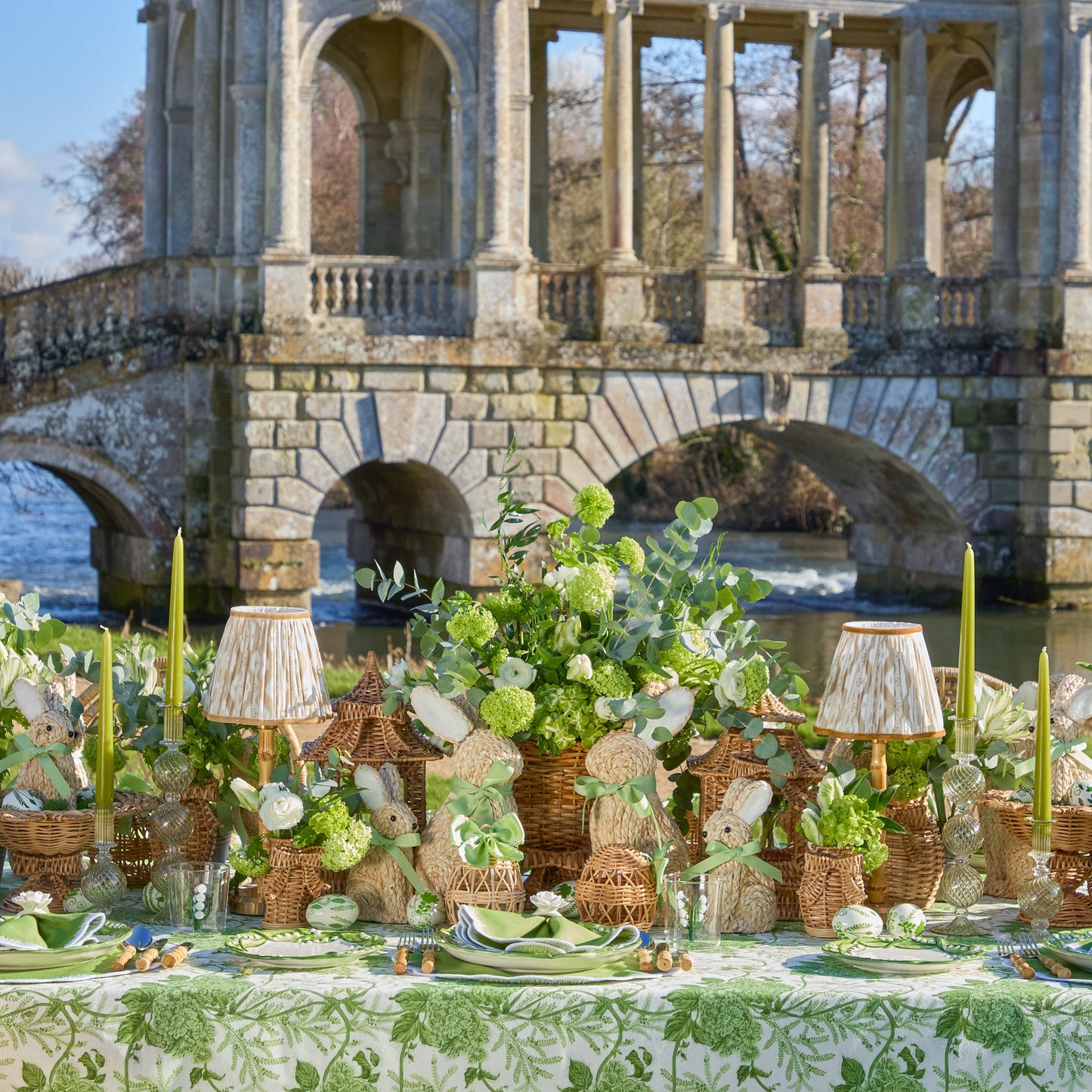 Set di candele Camille Olive (verde mela)