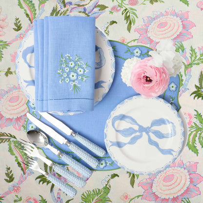 Piatti da portata e da antipasto Marilyn Blue Bow (set da 8)