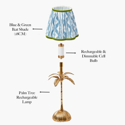 Lampada ricaricabile a forma di palma
