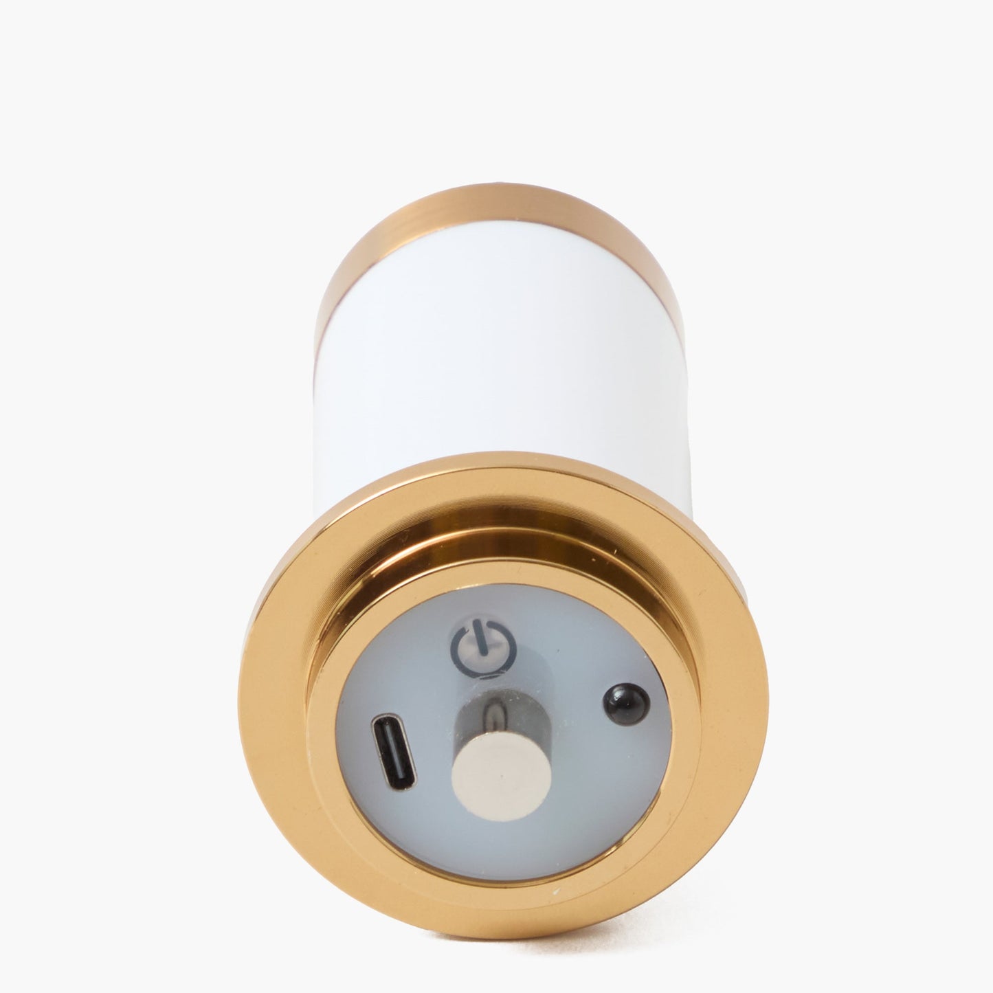 Lampada da parete doppia ricaricabile in bambù con paralumi color crema (14 cm)
