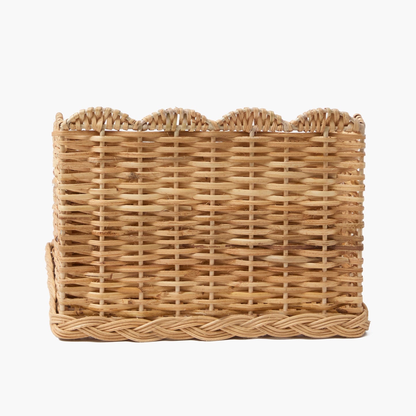 Porta lettere intrecciato in rattan