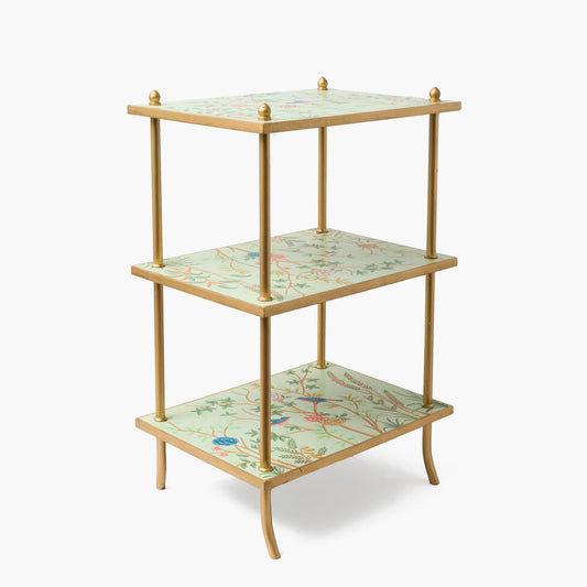 Tavolino laterale Chinoiserie Tole