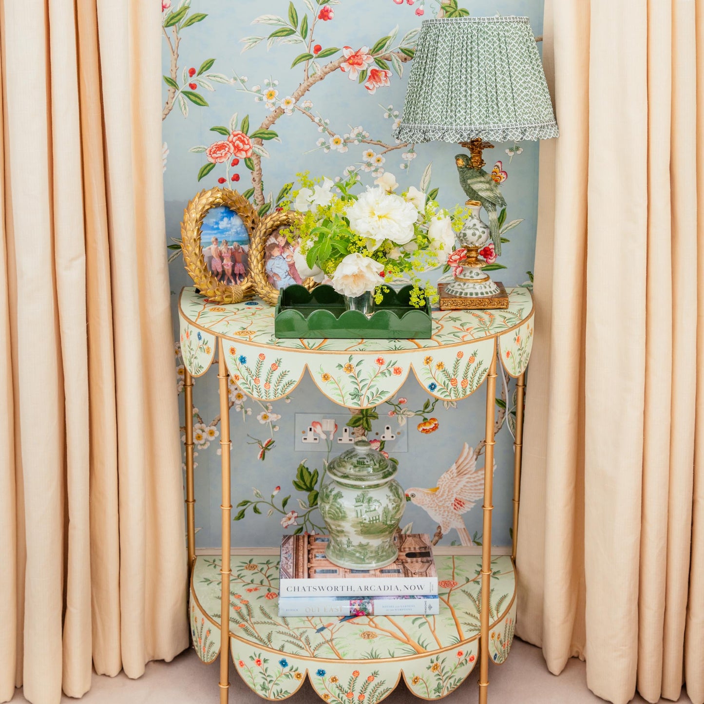 Tavolino Annabelle Chinoiserie Tole