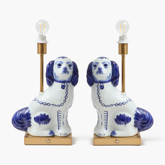 Lampada ricaricabile per cani Staffordshire (coppia)