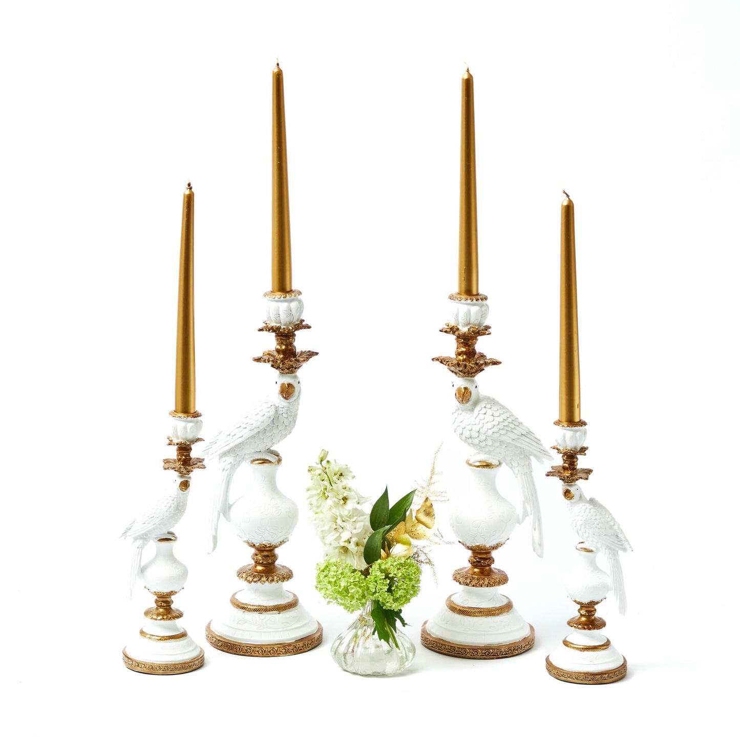 Candele color oro intenso (set da 8)